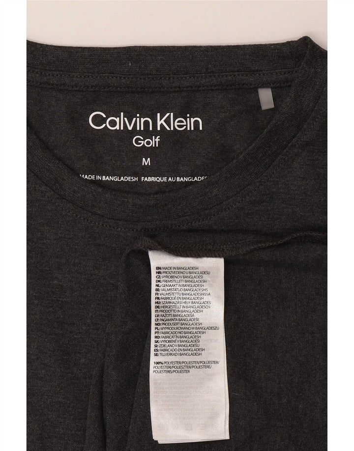 Calvin Klein herre T-shirt top mellemgrå polyester
