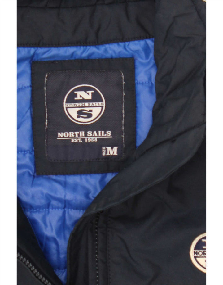 North Sails Herre Bomber Jacket UK 38 Medium Navy Blue Polyamid