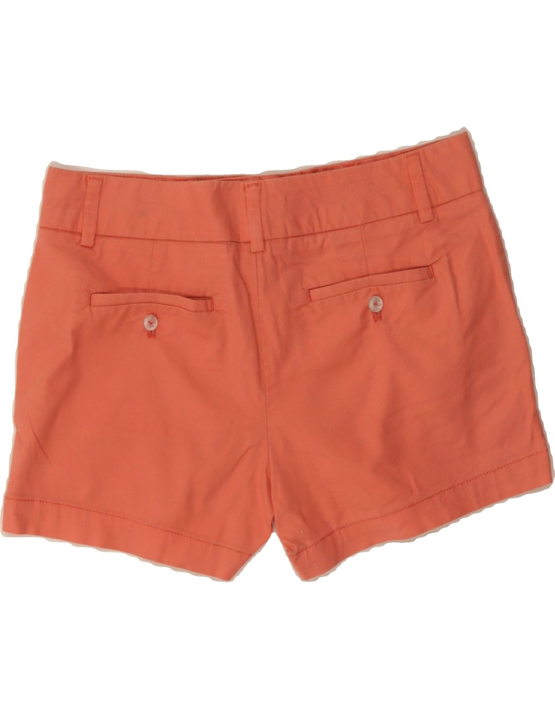 CALVIN KLEIN Womens Chino Shorts US 4 Small W30 Orange Cotton Vintage Calvin Klein and Second-Hand Calvin Klein from Messina Hembry 