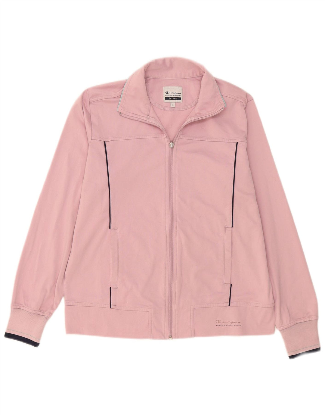 Champion Womens Easy Fit Oversized træningsdragt Top Jacket UK 10 Small Pink