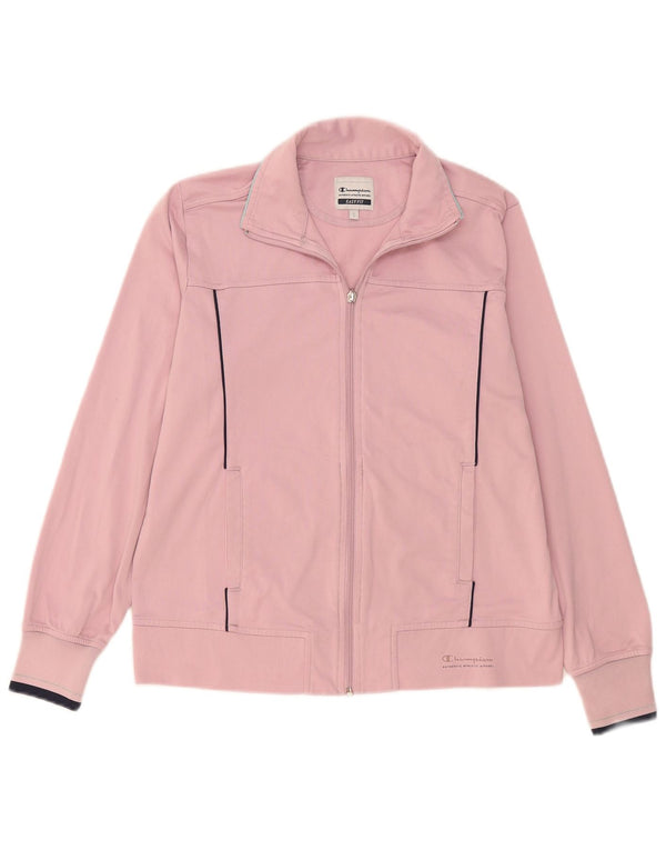 Champion Womens Easy Fit Oversized træningsdragt Top Jacket UK 10 Small Pink