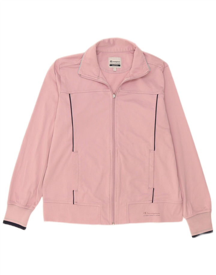Champion Womens Easy Fit Oversized træningsdragt Top Jacket UK 10 Small Pink