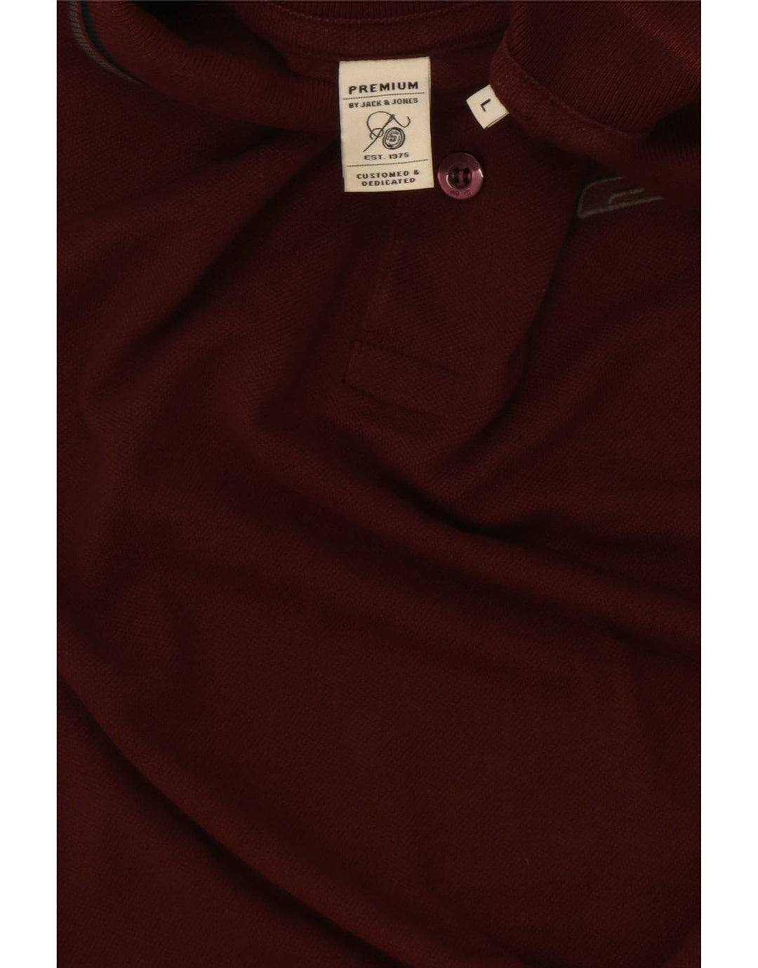 Jack & Jones Herre poloshirt Stor Burgundy
