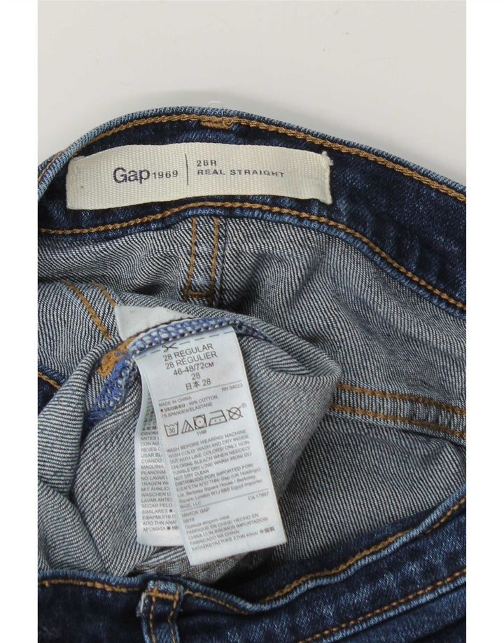 Gap Straight Jeans til mænd W28 L29 blå bomuld
