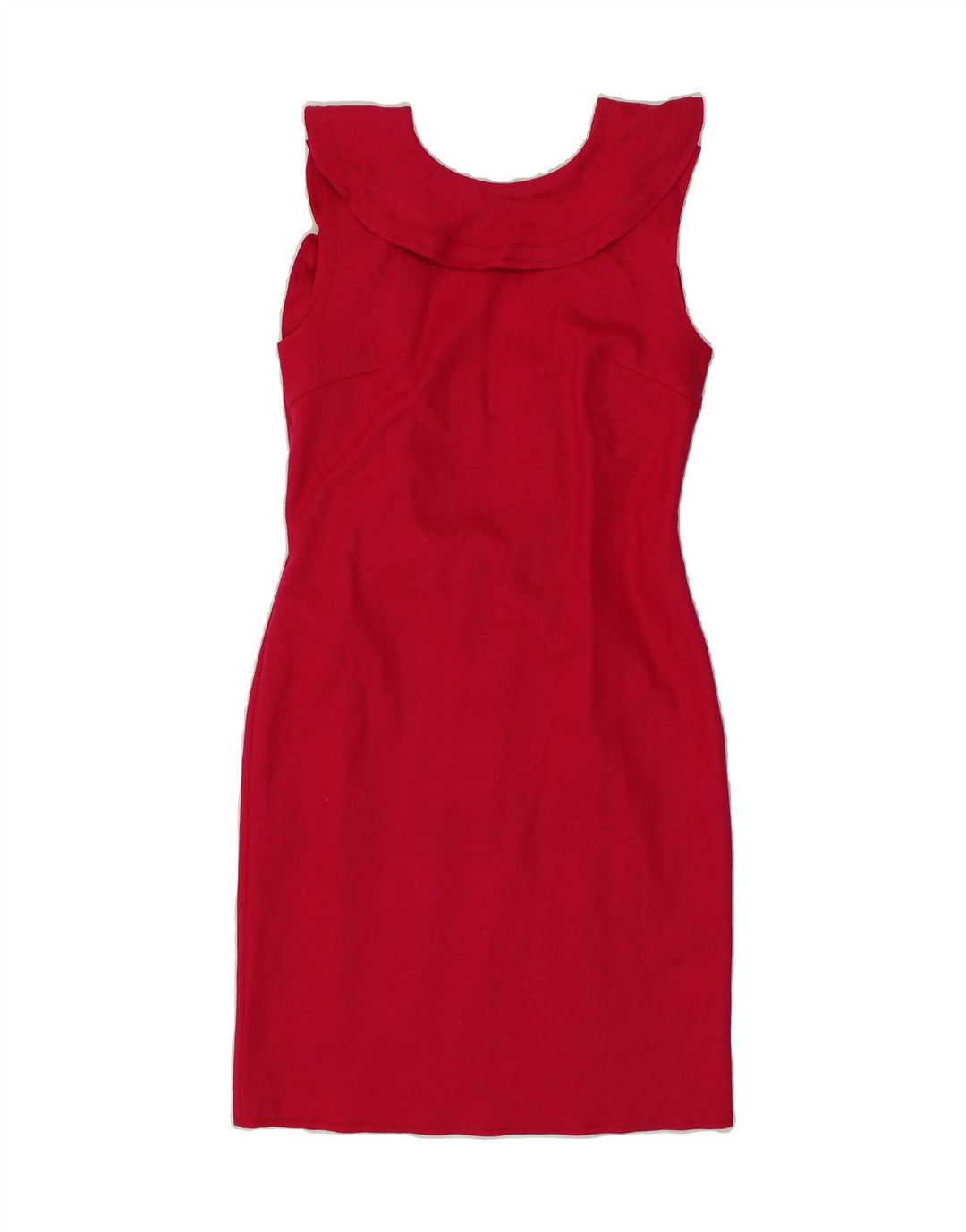 VINTAGE Womens Sleeveless Sheath Dress IT 42 Medium Pink Wool | Vintage Vintage | Thrift | Second-Hand Vintage | Used Clothing | Messina Hembry 