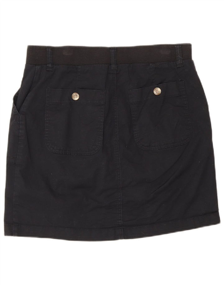 Lee Womens Regular Fit Skort US 8 Medium Black Cotton