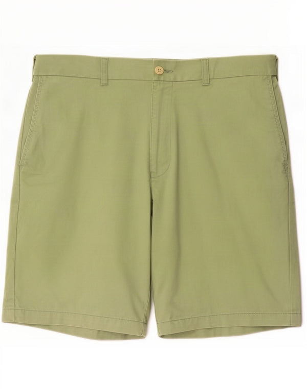 Marks & Spencer Herre Chino Shorts W38 XL Grøn Bomuld