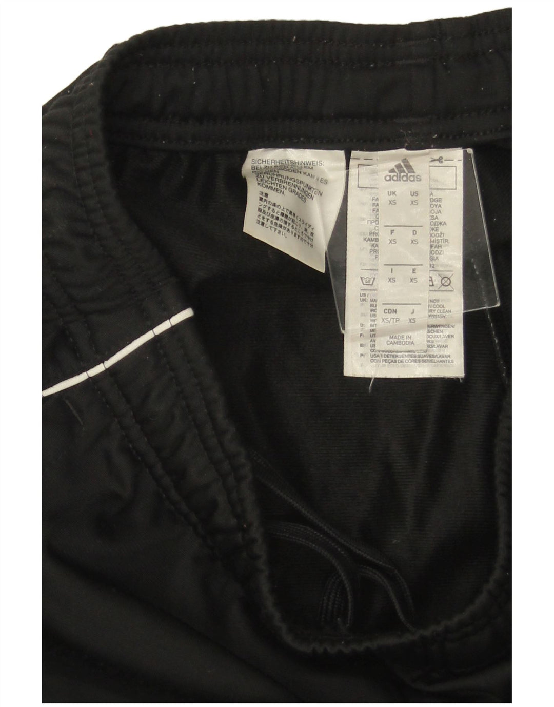 ADIDAS Træningsdragt til mænd Joggers XS Sort Polyester