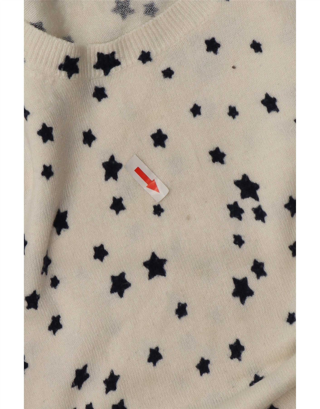 Marks & Spencer Dame sweater med rund hals DK 16 Stor Off White