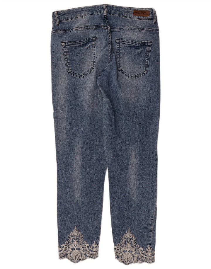 Benetton Dame Slim Jeans W32 L26 Blå