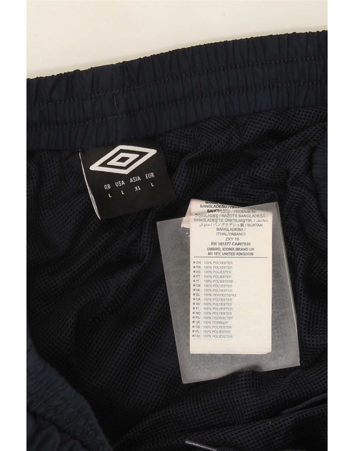 Umbro Herre træningsdragt Bukser Joggers Large Navy Blue Polyester