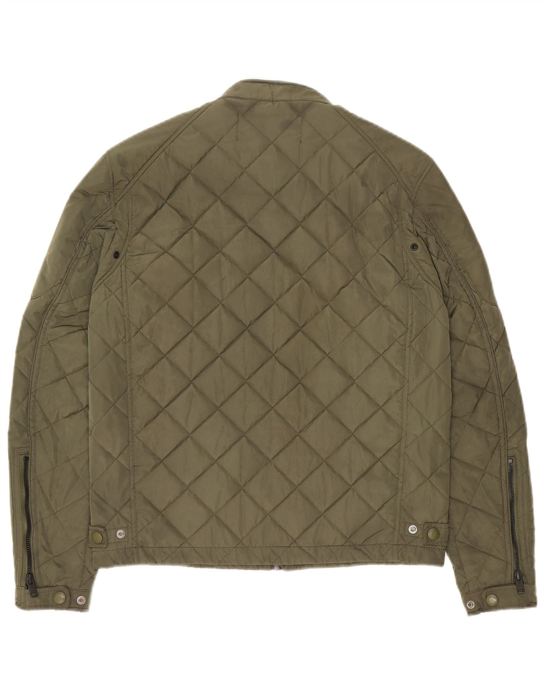 REPLAY Mens Quilted Jacket UK 36 Small Green Polyester