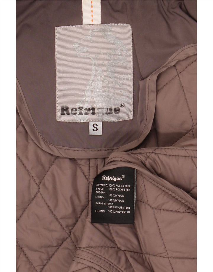 Refrigiwear Womens Quilted Jacket UK 10 Small Grå Polyester
