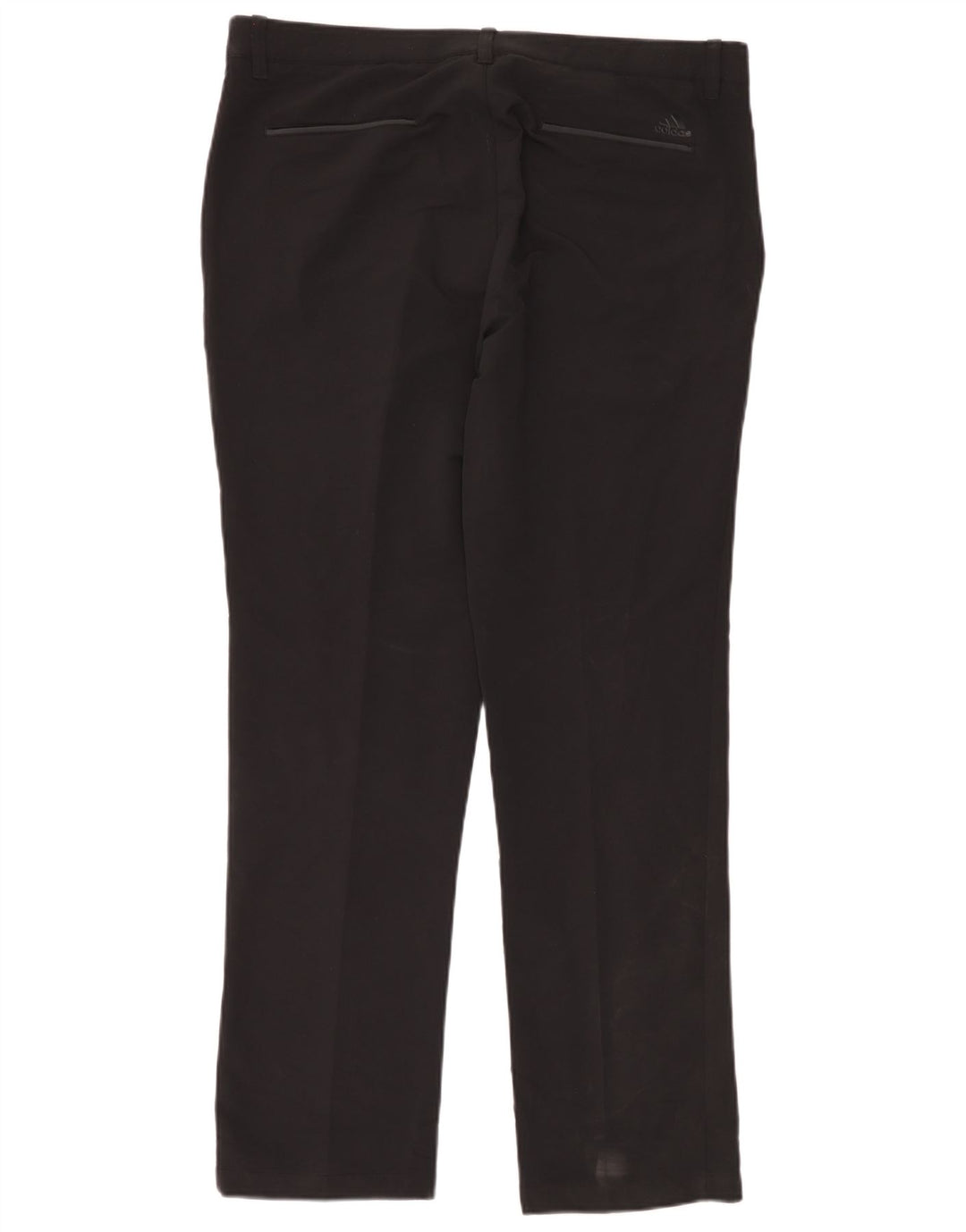 Adidas Straight Chino-bukser til mænd W36 L32 Sort polyester