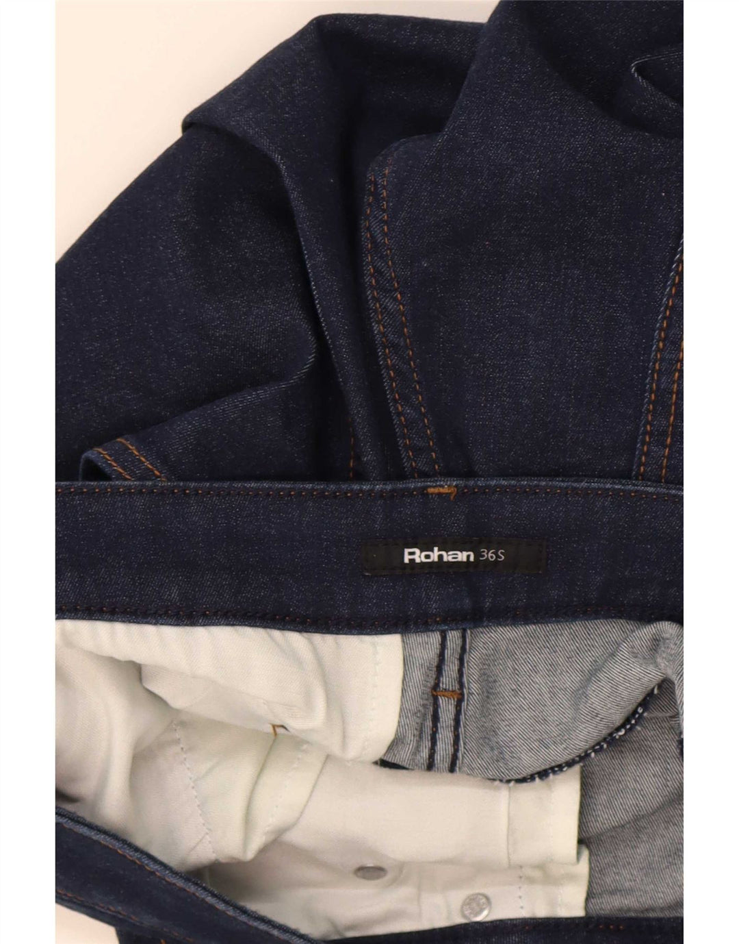 Rohan Straight Jeans til mænd W36 L29 Marineblå Bomuld