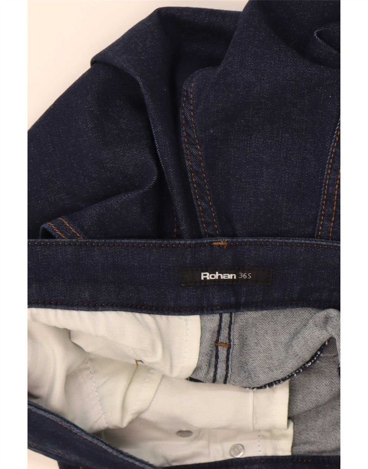 Rohan Straight Jeans til mænd W36 L29 Marineblå Bomuld