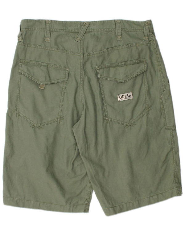 Guess Herre Cargo Shorts W30 Medium Khaki Bomuld