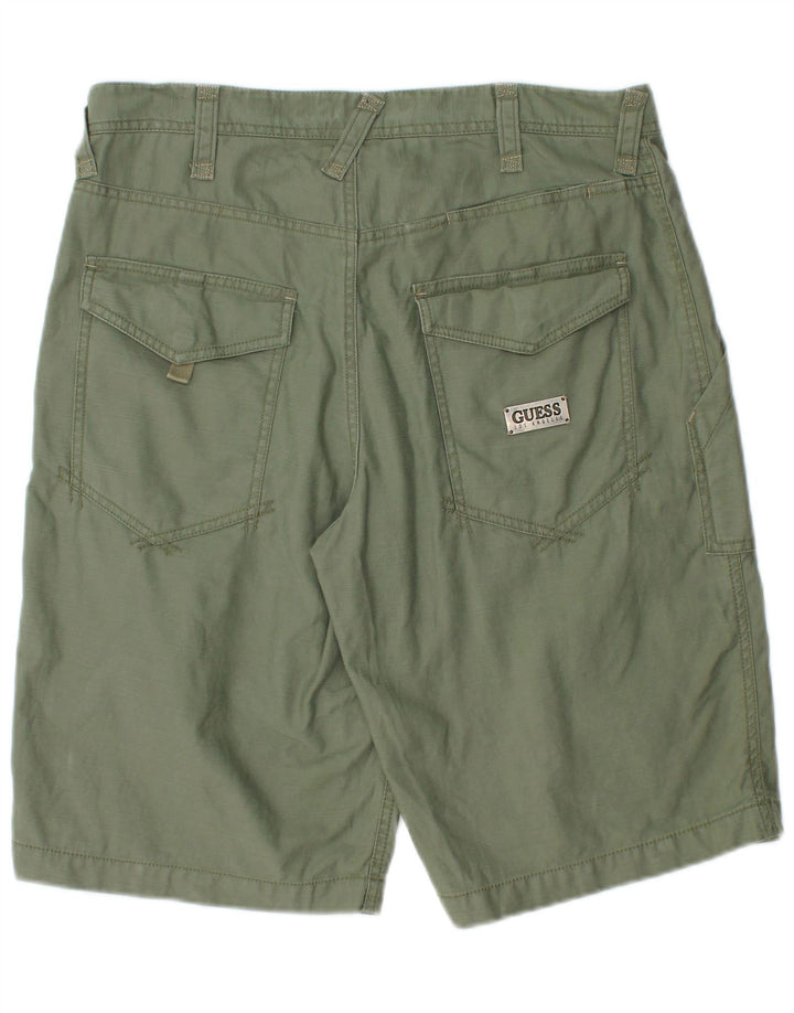 Guess Herre Cargo Shorts W30 Medium Khaki Bomuld