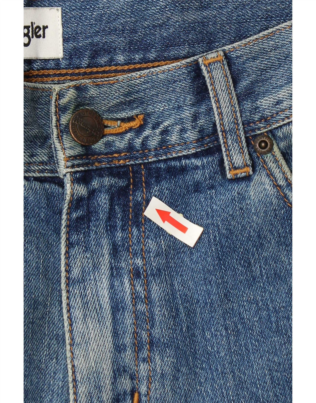 Wrangler Herre Texas Straight Jeans W30 L28 Blå Bomuld