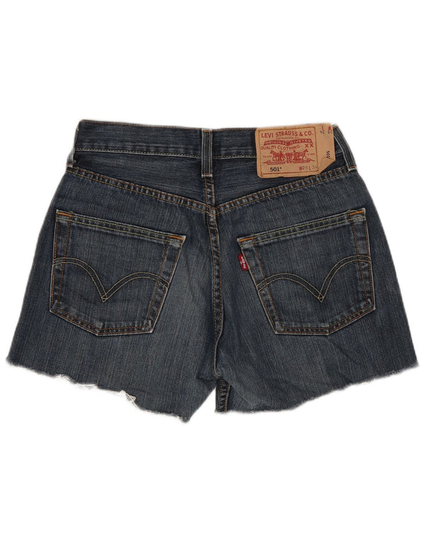 Levi's Womens 501 denimshorts W28 Medium Blue Bomuld