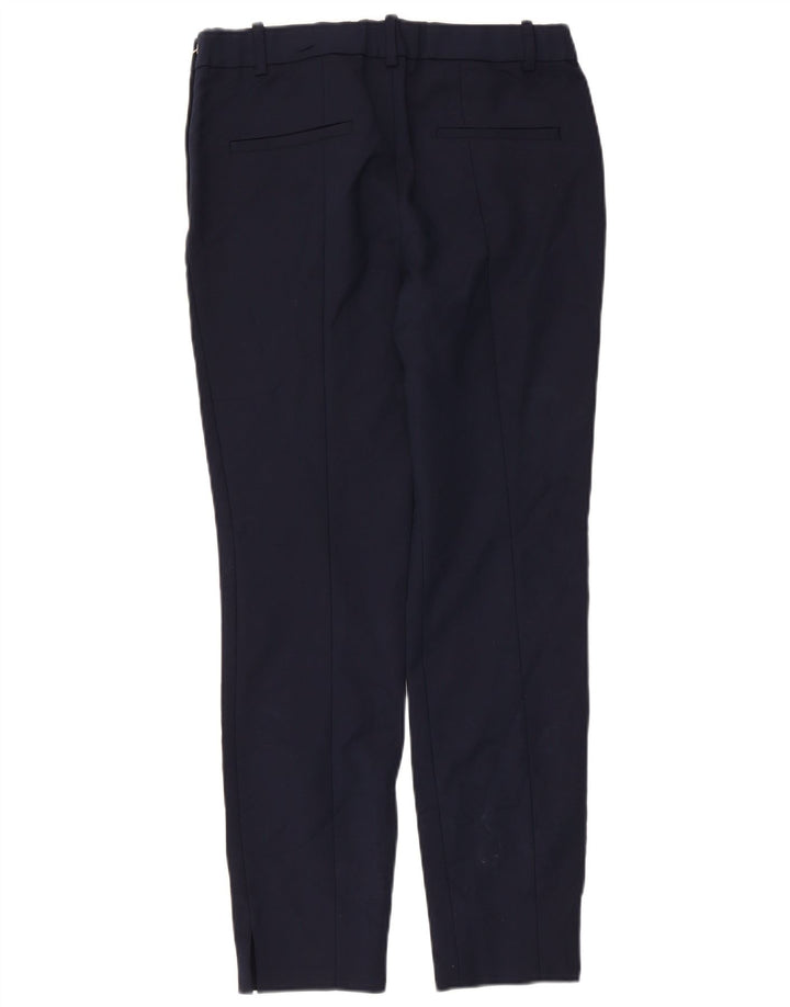 Zara Dame Slim Casual Bukser Medium W30 L27 Marineblå