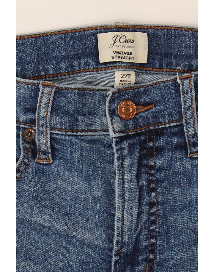 J. CREW Womens Straight Jeans W29 L30 Blue Cotton Vintage J. Crew and Second-Hand J. Crew from Messina Hembry 