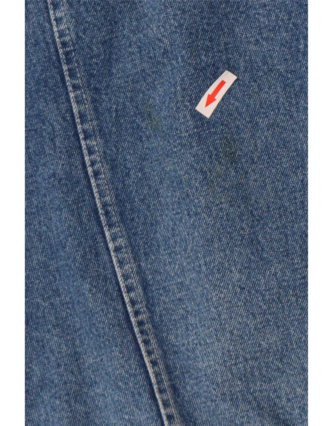 CLARK Denimjakke til mænd UK 40 Large Blue Patchwork