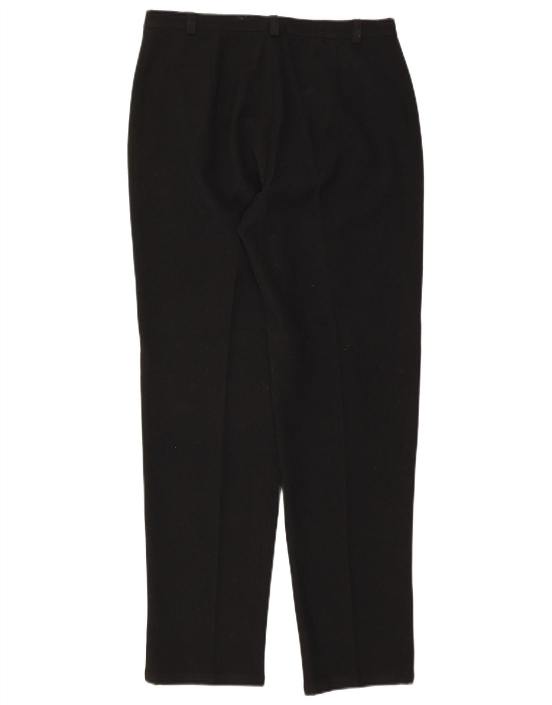 Burberrys koniske jakkesætsbukser til kvinder IT 46 Large W32 L29 Sort polyester