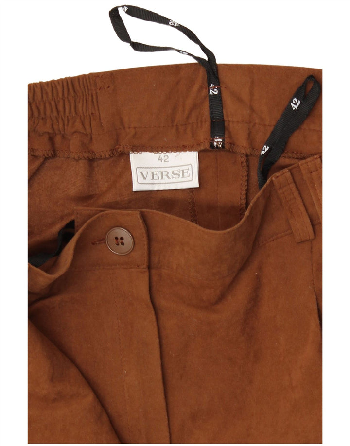VERSE Womens Pegged Bermuda Shorts IT 42 Medium W28 Brown