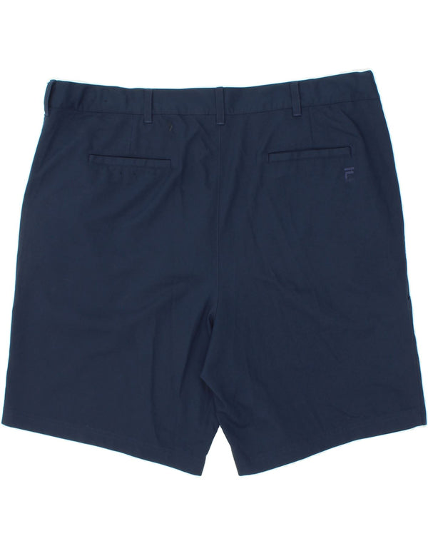 FILA Herre Golf Chino Shorts W46 3XL Navy Blue Polyester