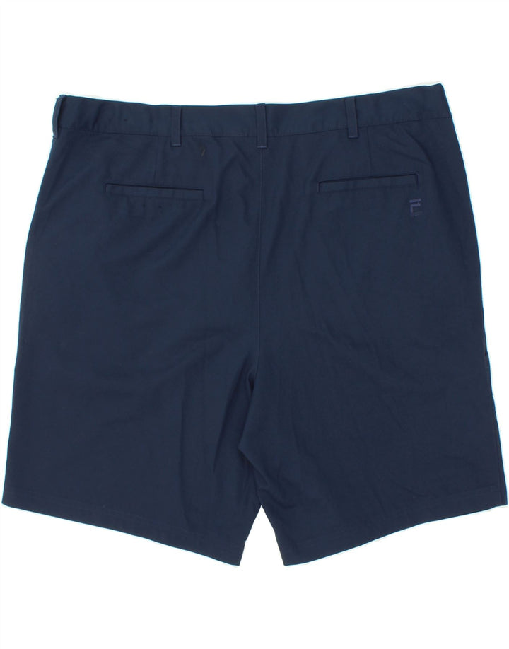FILA Herre Golf Chino Shorts W46 3XL Navy Blue Polyester