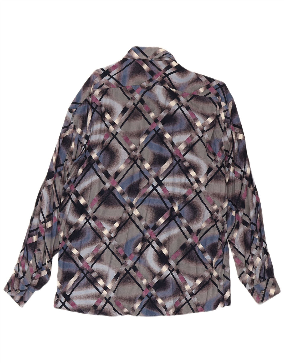 Tipo'S Herreskjorte Stor flerfarvet geometrisk viskose