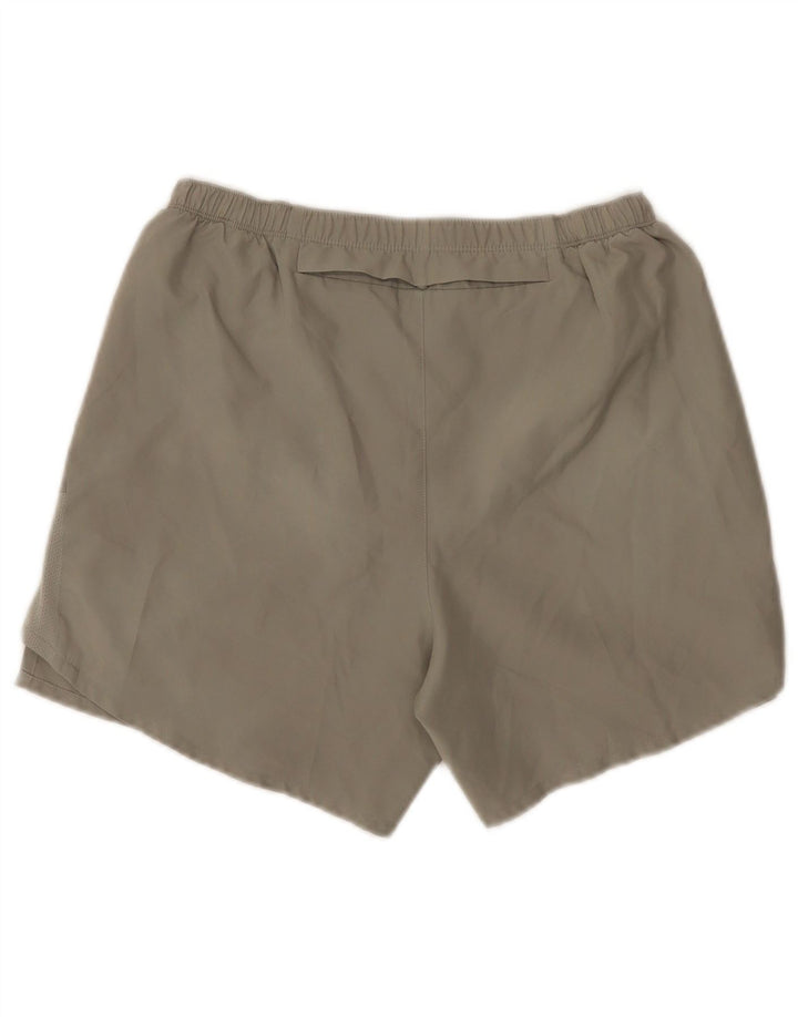 Nike Herre Dri Fit grafiske sportsshorts Små grå polyester