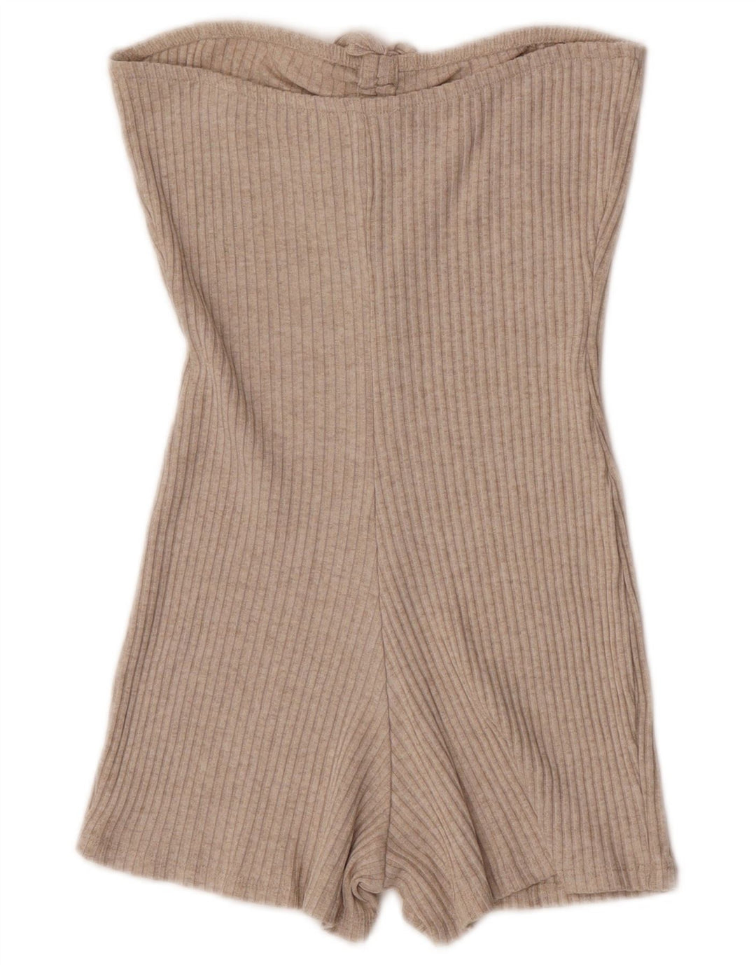 Zara Dame Stropløs Playsuit UK 14 Large Beige