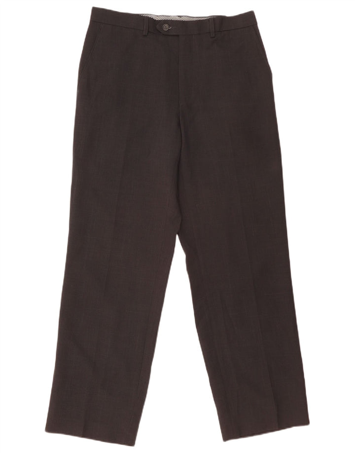 Marks & Spencer Straight Suit Bukser til mænd W34 L31 Sort