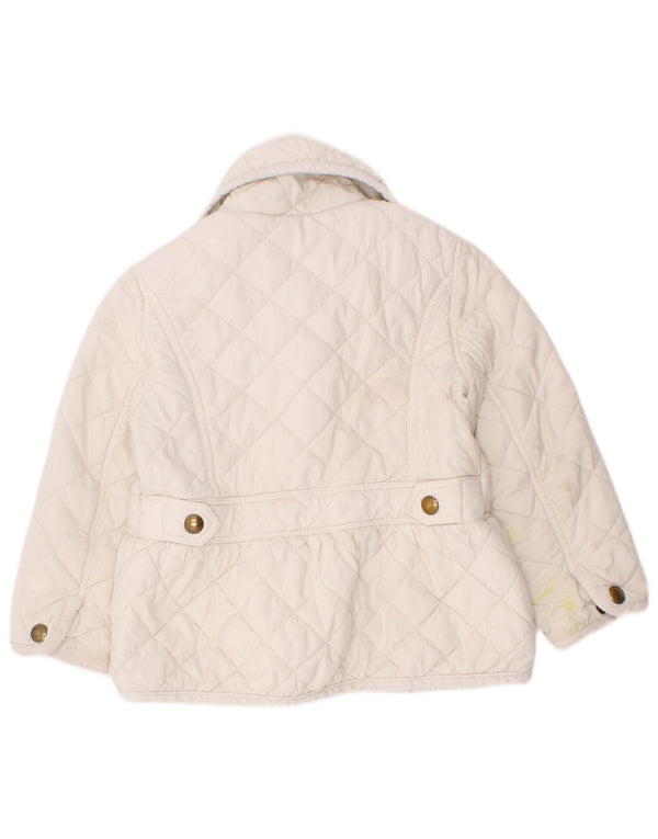 Ralph Lauren Babypiger Quiltet jakke 18-24 måneder Hvid Polyester