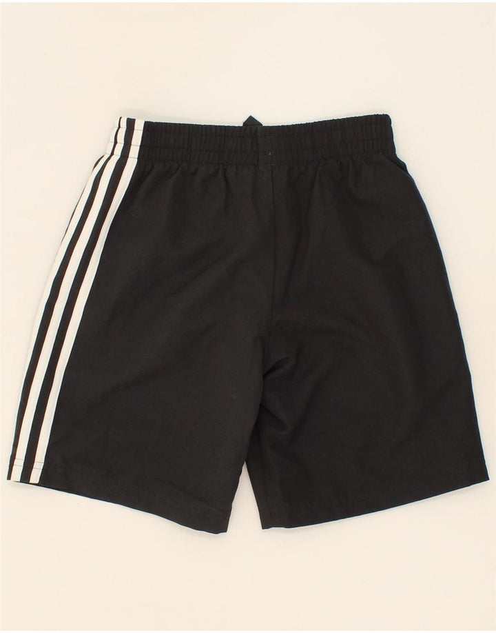 ADIDAS Boys Sport Shorts 9-10 Years Black Polyester Vintage Adidas and Second-Hand Adidas from Messina Hembry 