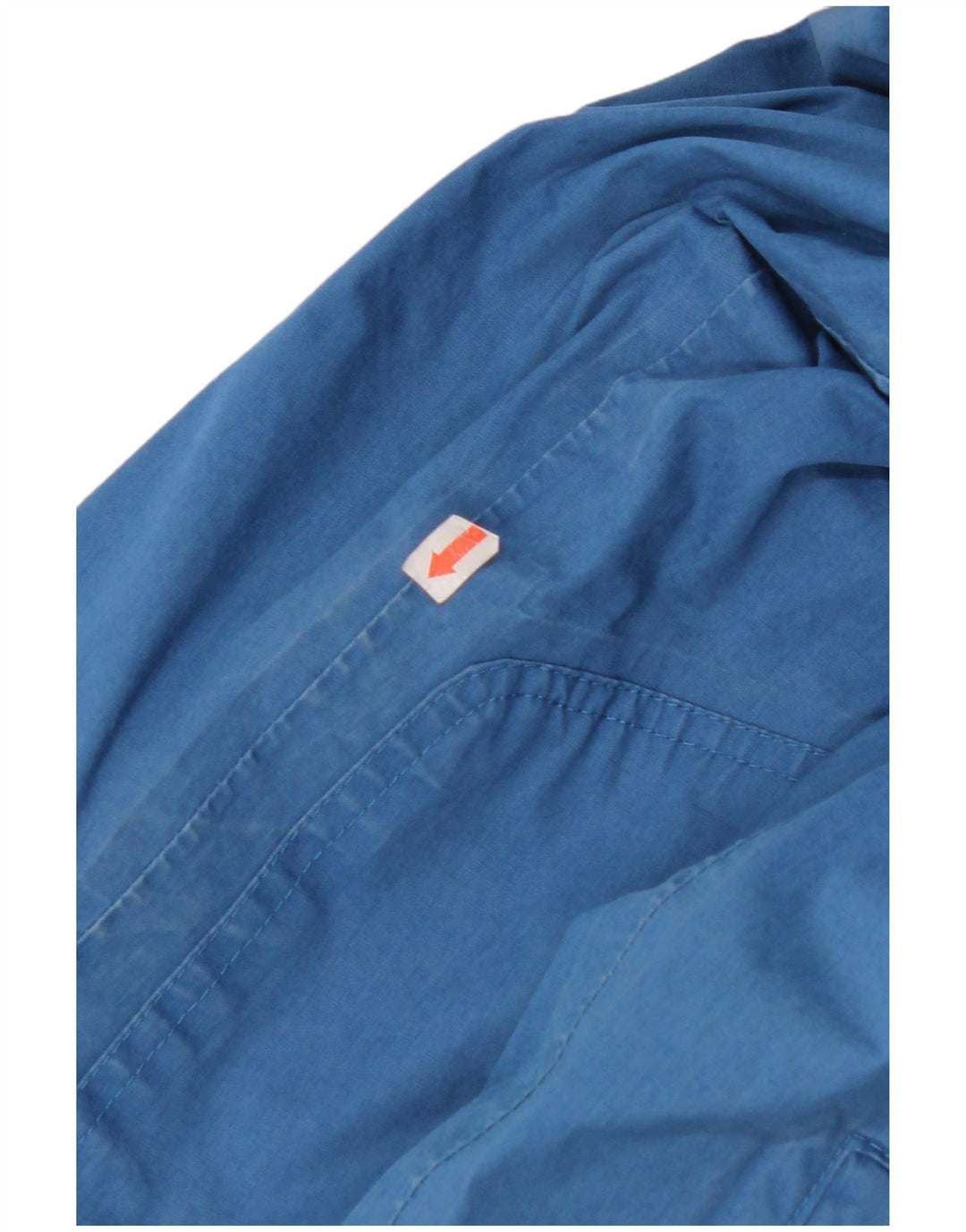 TIMBERLAND Vindjakke med hætte til mænd UK 36 Lille blå polyester