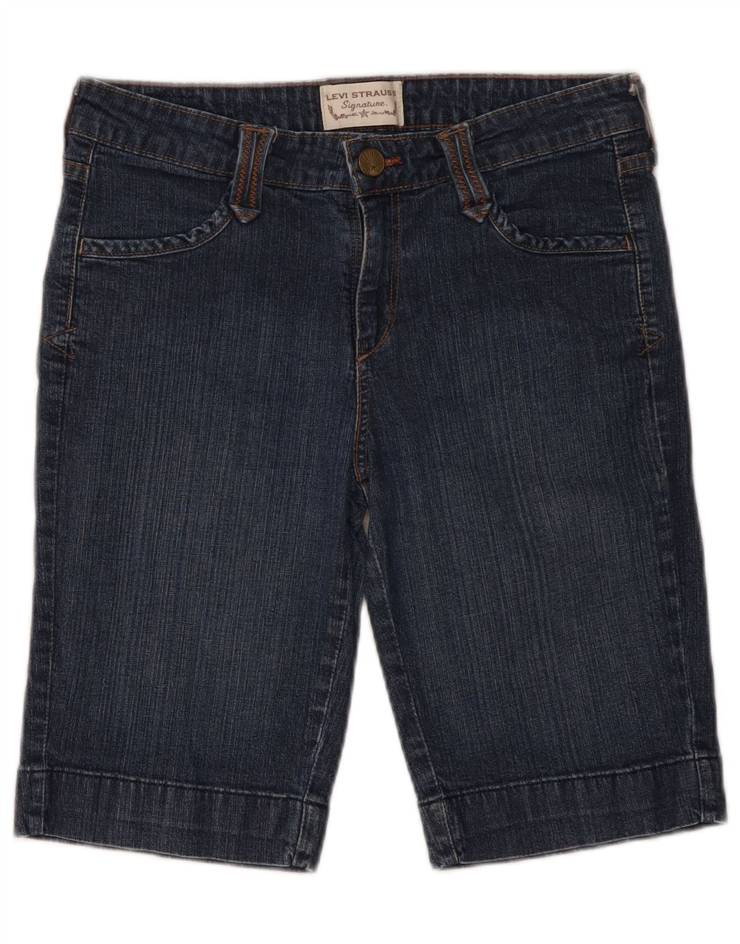 LEVI'S Signature denimshorts til kvinder W32 Large Blue