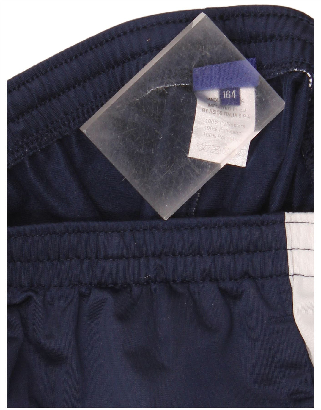 Asics Boys træningsdragt bukser 13-14 år Navy Blue Colourblock Polyester