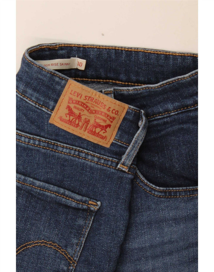 Levi's skinny jeans til kvinder W30 L32 blå bomuld