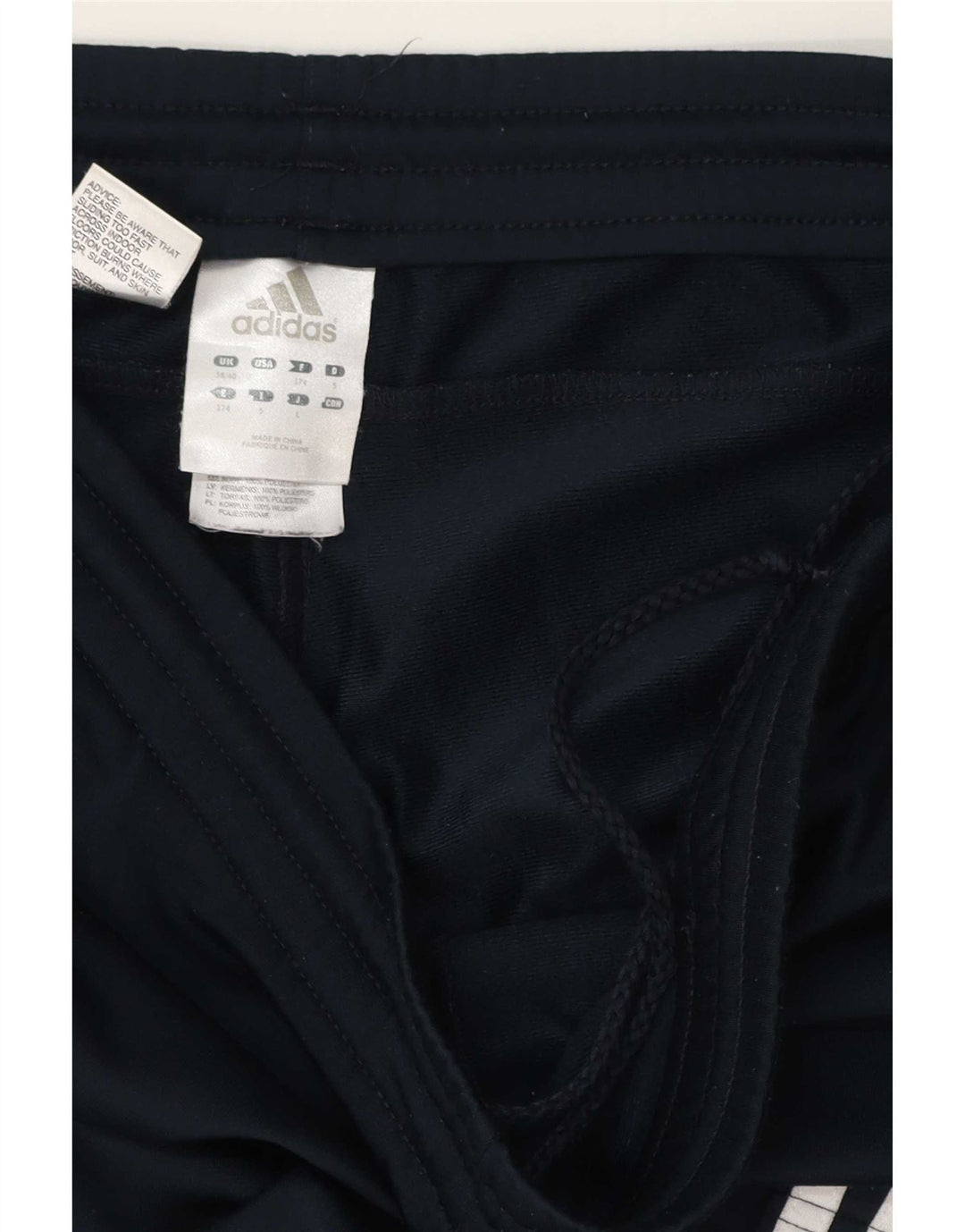 Adidas Træningsdragtsbukser til mænd UK 38/40 Medium Navy Blue Polyester