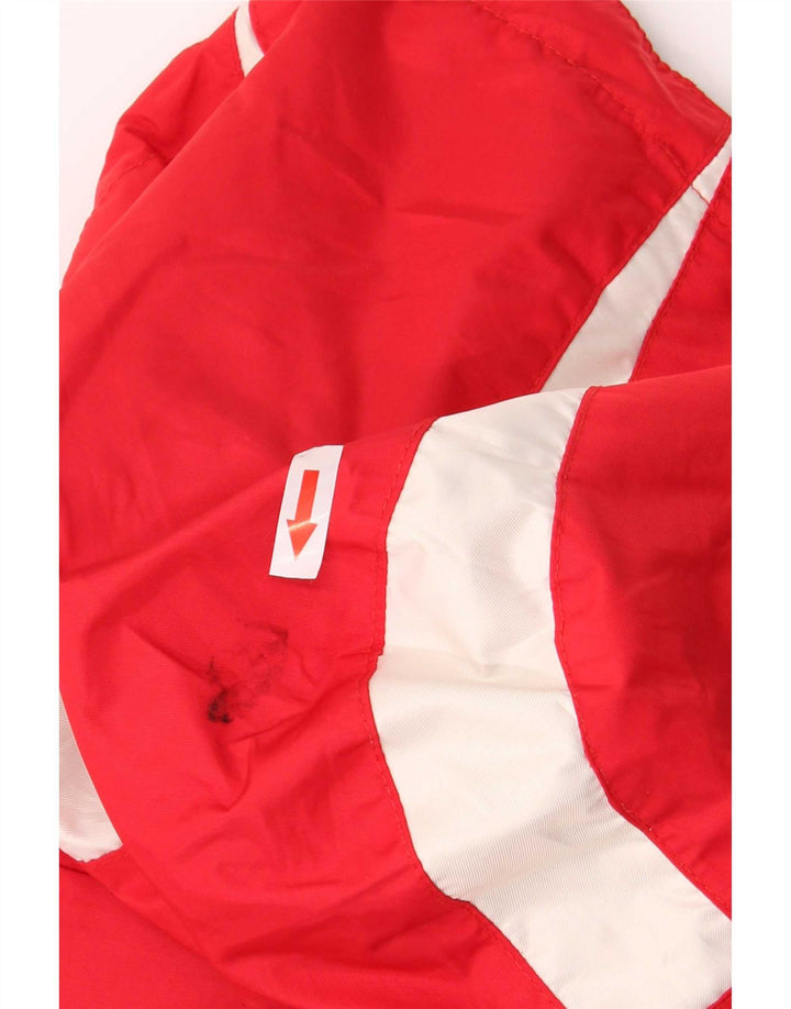 Ladakh Skijakke med hætte til mænd EU 50 Large Red Colourblock Polyester