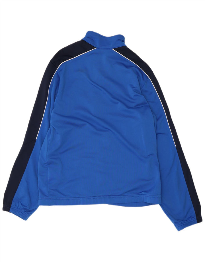 NIKE Mens Tracksuit Top Jacket UK 36/38 Small Blue Colourblock Polyester