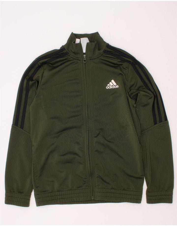 Adidas Træningsdragt Topjakke til drenge 9-10 år Khaki Polyester