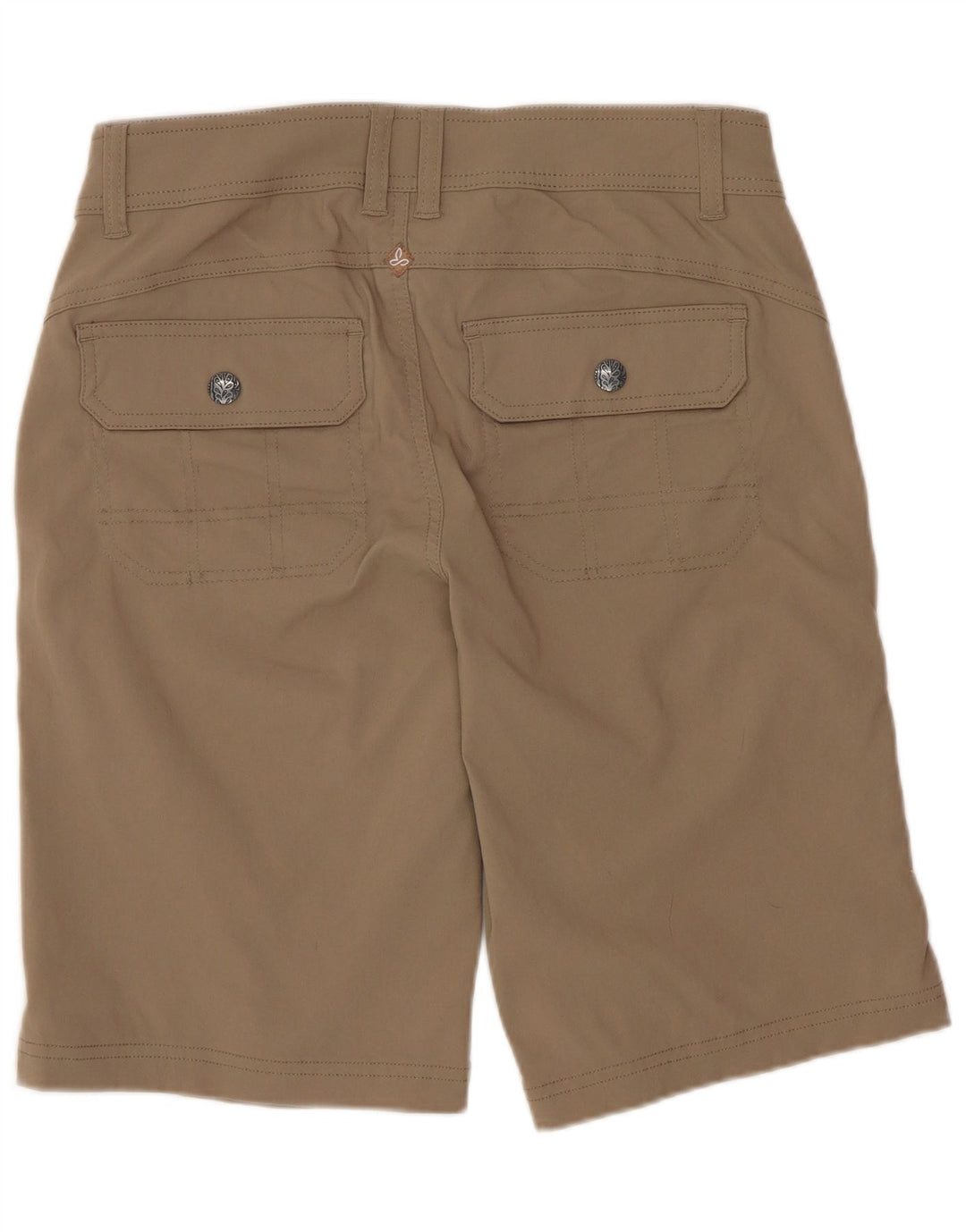 PRANA Cargo Shorts til kvinder US 2 XS W30 Beige Nylon