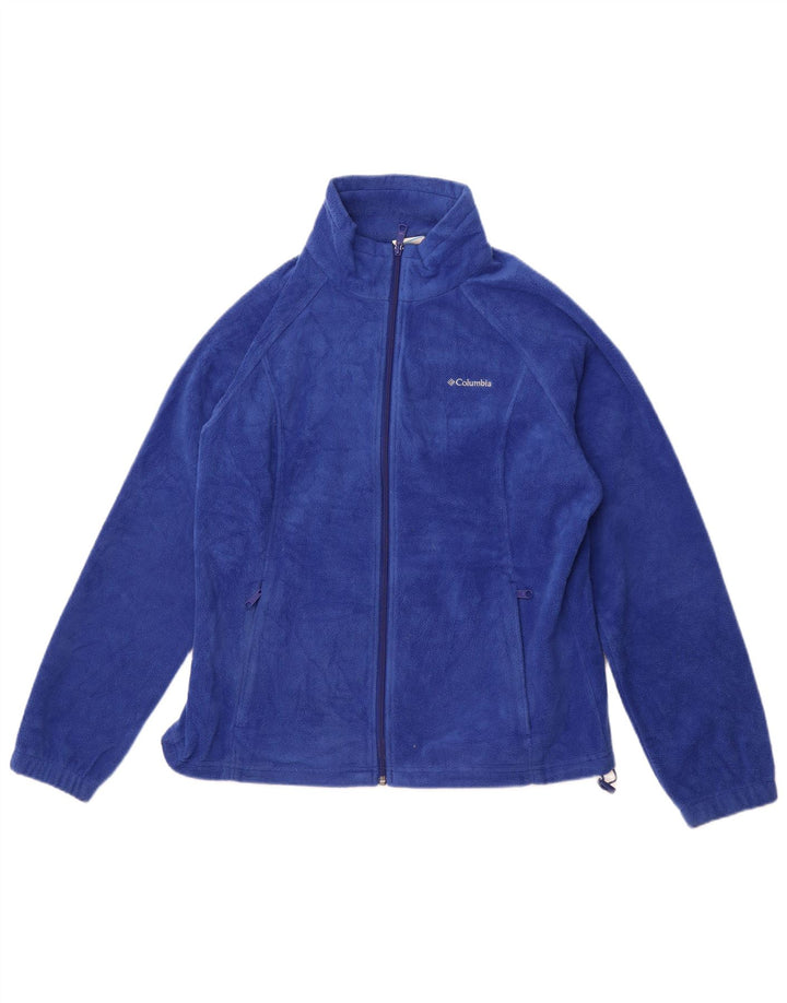 COLUMBIA Fleecejakke til kvinder UK 18 XL Blå polyester