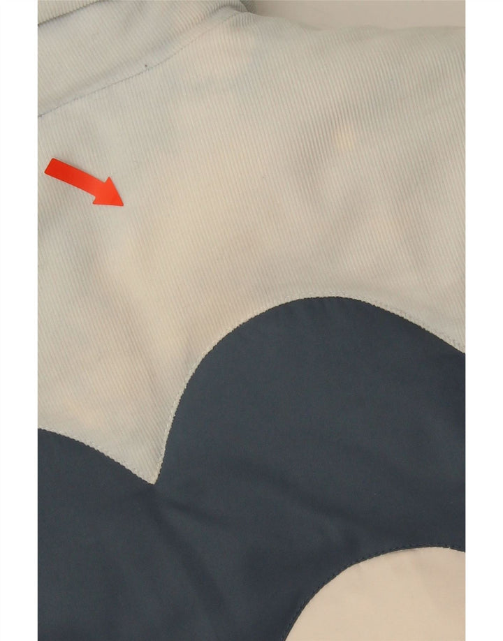 Levi's polstret jakke til kvinder UK 6 XS Hvid Colourblock Polyester