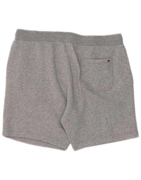 Tommy Hilfiger Herre grafiske sportsshorts, store grå bomuld