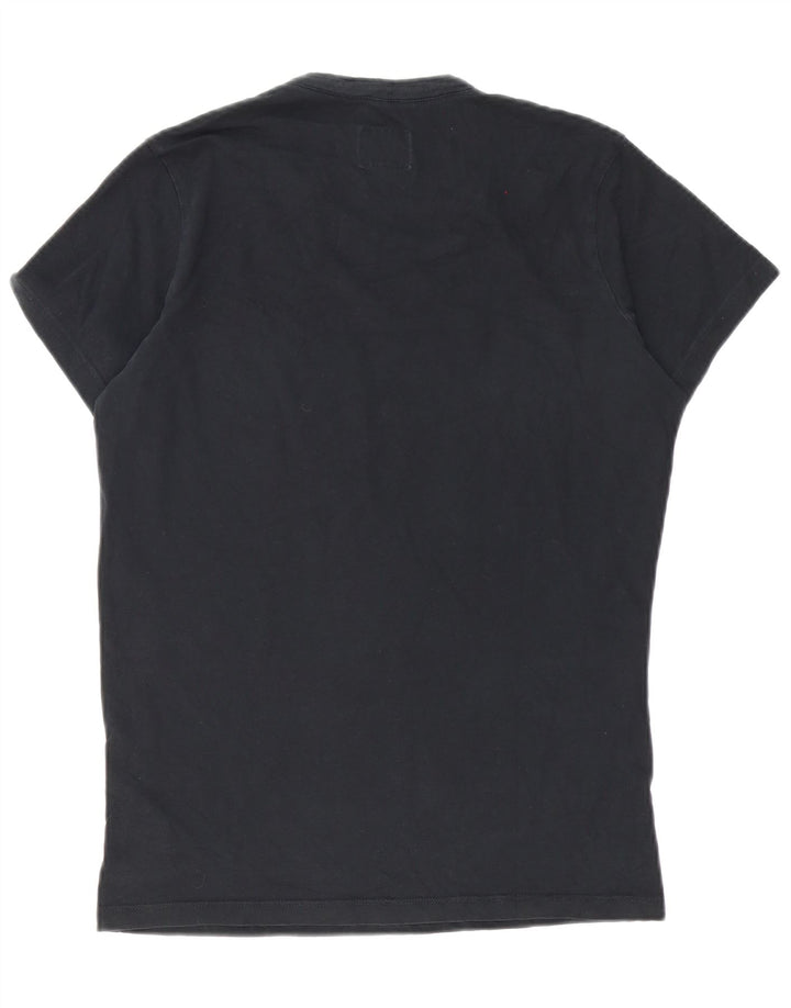 Diesel Herre T-Shirt Top Lille Sort Bomuld